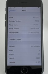 Unlocked Apple iPhone 7 32GB Black A1660 NNAC2LL/A (CDMA + GSM) 4.7&Prime; Screen