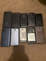 Lot of 10 Phones (Samsung, Vortex, Coolpad, Cricket)