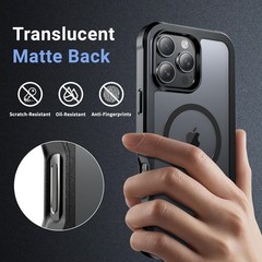 For iPhone 16 Pro Max 5G Case with Military Grade Non-Slip Drop Proof Protection