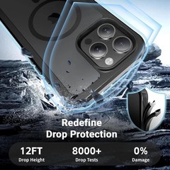 For iPhone 16 Pro Max 5G Case with Military Grade Non-Slip Drop Proof Protection