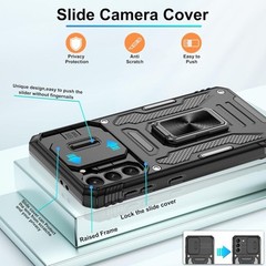For Samsung Galaxy S21 5G Case with Shockproof Protective Cover Screen Protector
