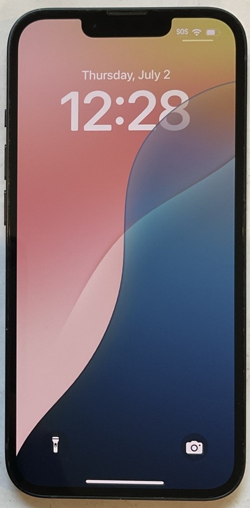 TESTED USED GSM UNLOCKED MIDNIGHT iPhone 13, 256GB A2482 MLAH3LL/A, 98% BATTERY.