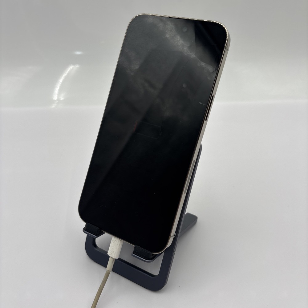 Apple iPhone 14 Pro Max 12GB Gold Unlocked Cracked Front Glass For Parts Read