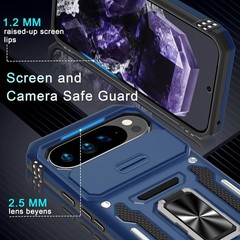 Olive Green Military Grade Shockproof Case for Google Pixel 10 Pro XL with Kicks