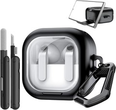 Clear Case for Galaxy Buds 4 & Galaxy Buds 4 Pro (2026) with Secure Lock, Black