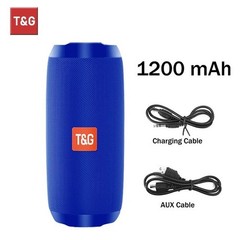 T&G TG117 Portable Bluetooth Speaker Waterproof Outdoor TWS TF FM Radio