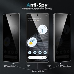 2PCS Privacy Screen Protector & Tempered Glass for Google Pixel 7 Pro Anti-Spy