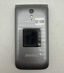 Alcatel Jitterbug Flip 4043S Flip Phone 4G LTE 3.2&Prime; Display 4GB 2MP Camera Gray