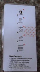 Verizon TCL Flip Pro 2.8&Prime; Display Slate Gray TCL-4056SPP Prepaid New Open Box