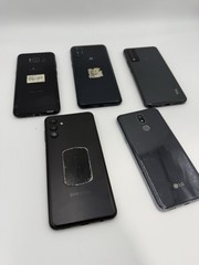 LOT of (5)…. (LG,Samsung, MOTO , TCL . ONLY FOR PARTS AS NO RETURN
