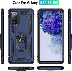 Shockproof Protective Phone Case for Samsung Galaxy S20 FE, Blue, HD Screen Prot