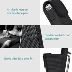 Holster Compatible with Samsung Galaxy Z Flip 6 5 4 3, Durable Nylon, Black