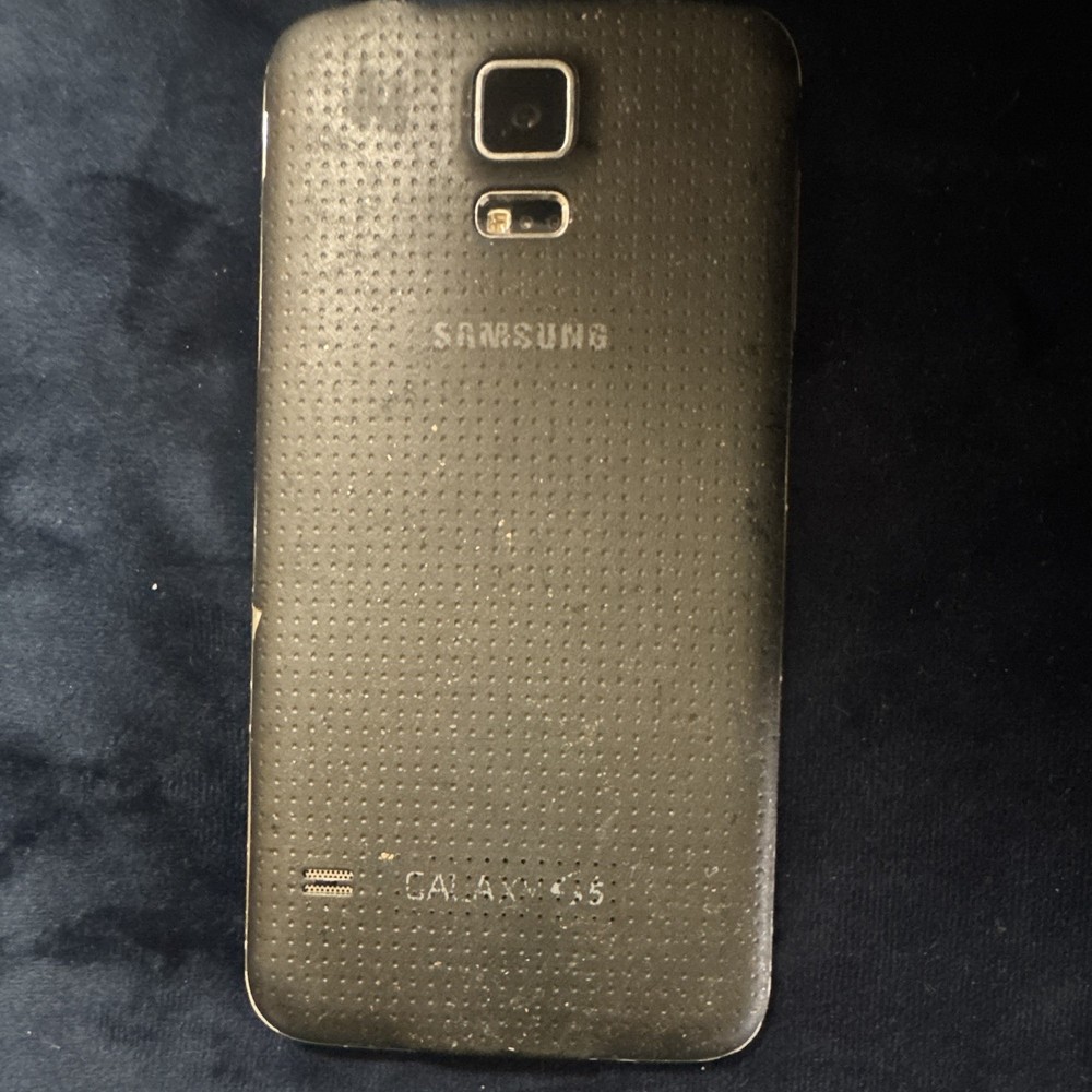 Samsung Galaxy S5 16GB Black Android 5.1in 16MP GSM Smartphone Parts/Not Working
