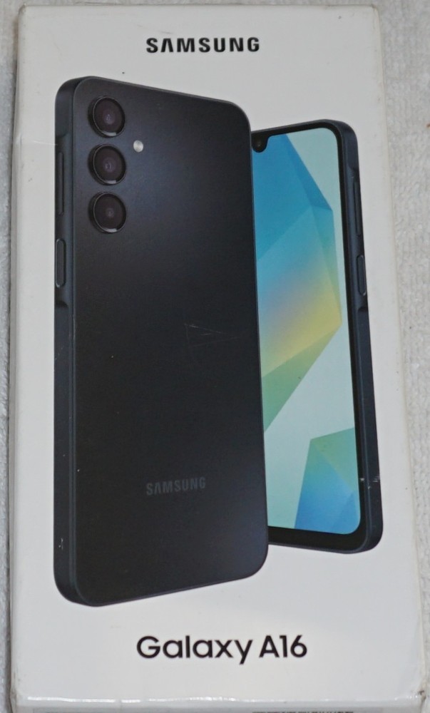 Samsung Galaxy A16 128GB GSM Unlocked Dual SIM Black SM-A165M/DS NEW