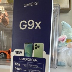 UMIDIGI G9x 64GB 8GB RAM 6.75&Prime; 90Hz Factory Unlocked Android Black