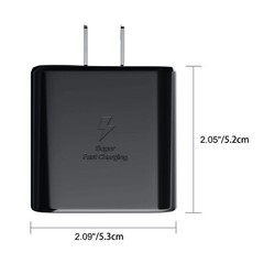 65W Type C Super Fast Wall PD Charger+ Cable For Samsung Galaxy S23 S22 S21 NOTE