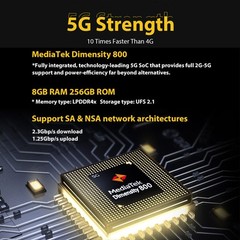 5G Blackview BL6000 Pro Rugged Smartphone Android 13 Waterproof Octa Core 8+256G