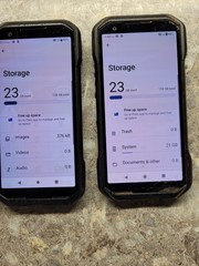 Lot of 2 Kyocera Duraforce Pro 3 – E7200 Black – 128GB – Verizon FOR PARTS