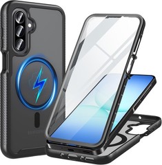 1. For Samsung Galaxy A17/A16 5G Case, Built-in Screen Protector, Shockproof Bla