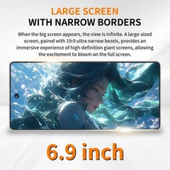 C25U Unlocked Phone,6.99&Prime; HD Screen,Android 15 Cell Phone,8+256GB,5G Smartpho…