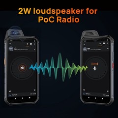 Global 4G Android Rugged Smartphone Waterproof Wireless Microphone UNIWA W888