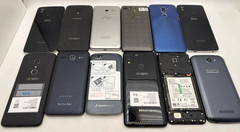 Lot of 12 Alcatel Smartphones Idol 5S 3V 1X Pop A5 Fierce 2 No Power READ