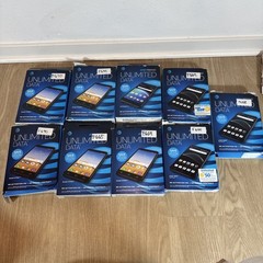 Lot of 9 AT&T Prepaid Phones LG Phoenix 4 Axia Alcatel Tetra 16GB