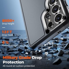 For Samsung Galaxy S25 Ultra Case with Heavy Duty Shockproof Protective Cover