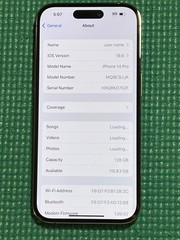 Apple iPhone 14 Pro 128GB Deep Purple (Unlocked) A2650 Esim