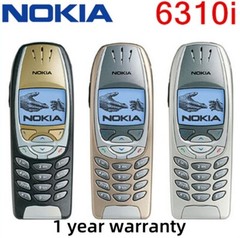Nokia 6310i 2G Unlocked Classical Big Mobile Cellphone 3 Colors 1 year warranty