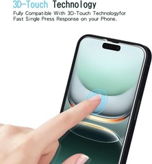 2 Pack Tempered Glass Screen Protector for iPhone 14 Pro Max 6.7&Prime; Anti Scratch F