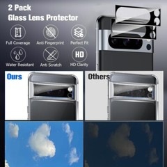 4in1 Screen Protector for Google Pixel 8 Pro Screen and Camera Lens Protector 9H