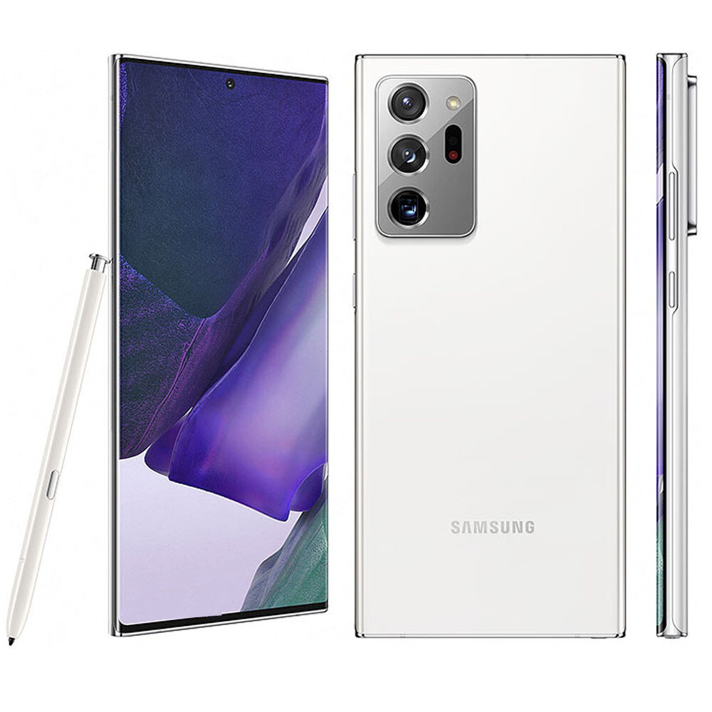 Original Samsung Galaxy Note 20 Ultra 5G SM-N986B/DS 6.9&Prime; 256GB White SmartPhone