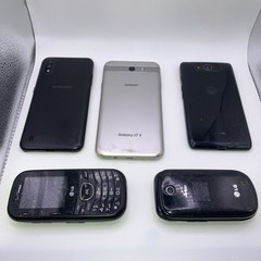 *PREOWNED/UNTESTED/FOR PARTS* Lot of Cell Phones (Samsung, LG, etc.)