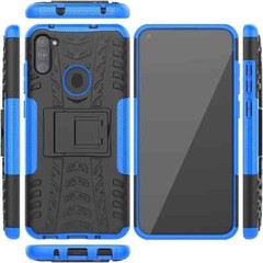 Samsung Galaxy A11 Premium Quality Case Hybrid Hard PC TPU Bumper Colorful Cover