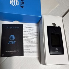 AT&T CINGULAR FLIP IV 4GB PHONE U102AA 4G LTE *NEW, OPEN BOX*