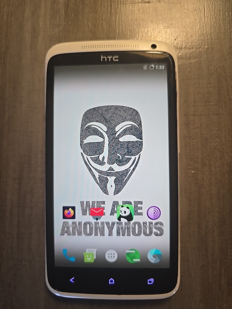Rooted HTC One X Degoogled Privacy Device Vintage
