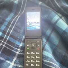 AT&T Blue Flip Phone Wi-Fi Camera 4GB Storage AT&T Network Stylish Mobile