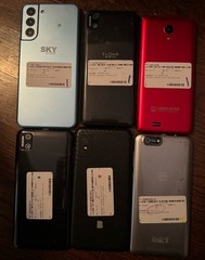 Lot of 6 C7 C5 B63 Studio 555314 (Broken) Cell Phone Fast Ship Used