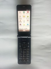 NTT Docomo 0650 Sim Free Sh-01J Blue Black 4G Galaho Japanese Flip phone Garake