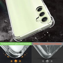 Clear Case for Samsung Galaxy A05 A05S with 2pcs Screen Protector Reinforced Cor