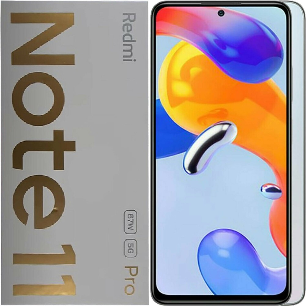 BNIB Xiaomi Redmi Note 11 Pro (5G) White 128GB + 6GB Dual-SIM Unlocked GSM Phone