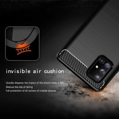 For Galaxy A71 5G Case shock absorbing flexible rubber TPU protective cover