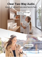[5G & 2.4G] Indoor/Outdoor Security Camera for Home, Baby/Elder/Dog/Pet Camera w