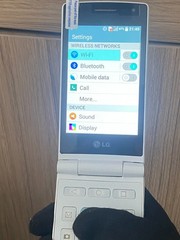 LG Wine Smart D486 4G LTE 4GB ROM 3.5&Prime; Android Flip Keyboard Unlocked Smartphone