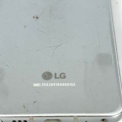 LG Stylo 5 Silver Phone – 32GB | Cracked Screen | Locked Sold AS IS FOR PARTS