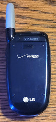 LG VX3400 – Navy Blue and Gray ( Verizon ) Rare Cellular Flip Phone