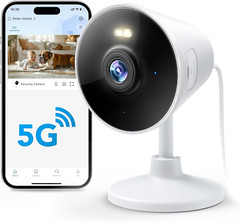 5G & 2.4G Indoor/Outdoor Security Camera for Home, Baby/Elder/Dog/Pet Camera wit
