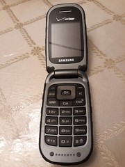 Samsung Convoy SCH-U640 Silver/Gray 256MB Verizon Rugged Flip Cell Phone