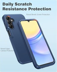 For Samsung Galaxy A15 5G Case With Built in Screen Protector & Rugged Protector